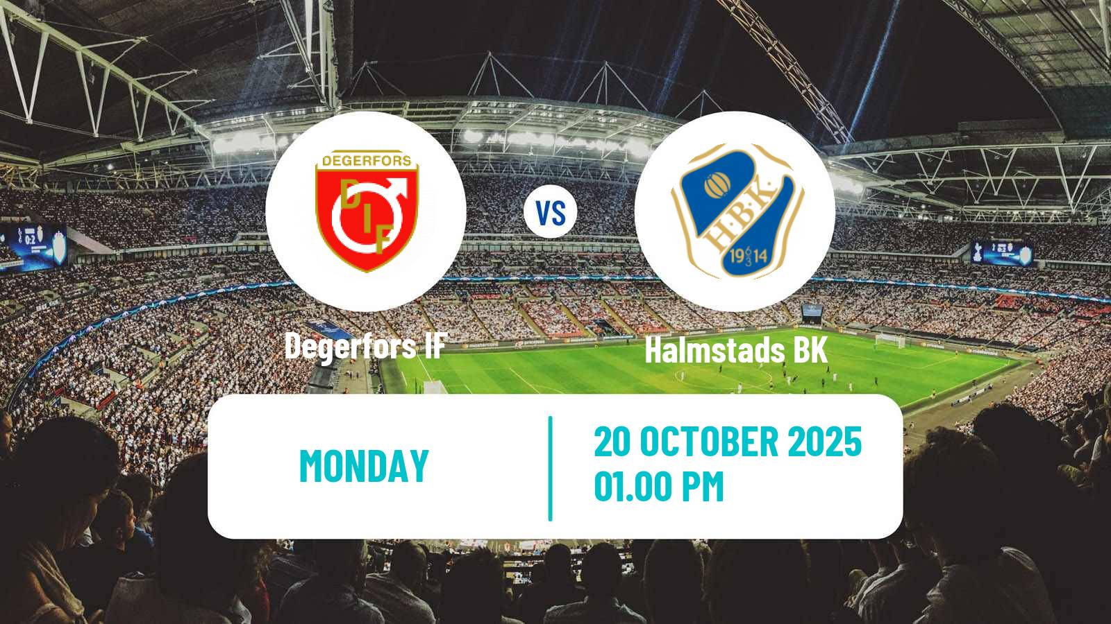 Soccer Swedish Allsvenskan Degerfors - Halmstad