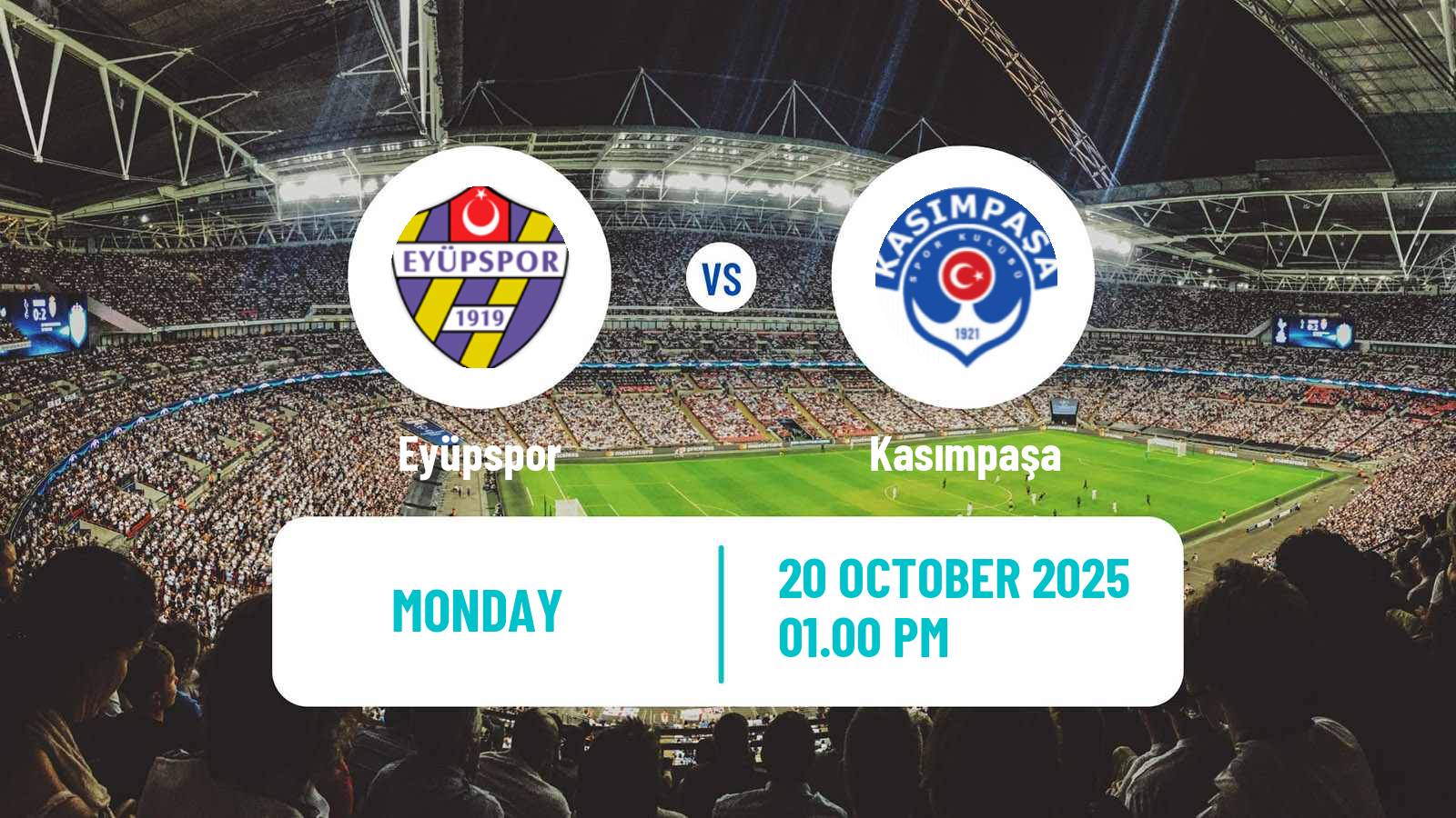 Soccer Turkish Super League Eyüpspor - Kasımpaşa