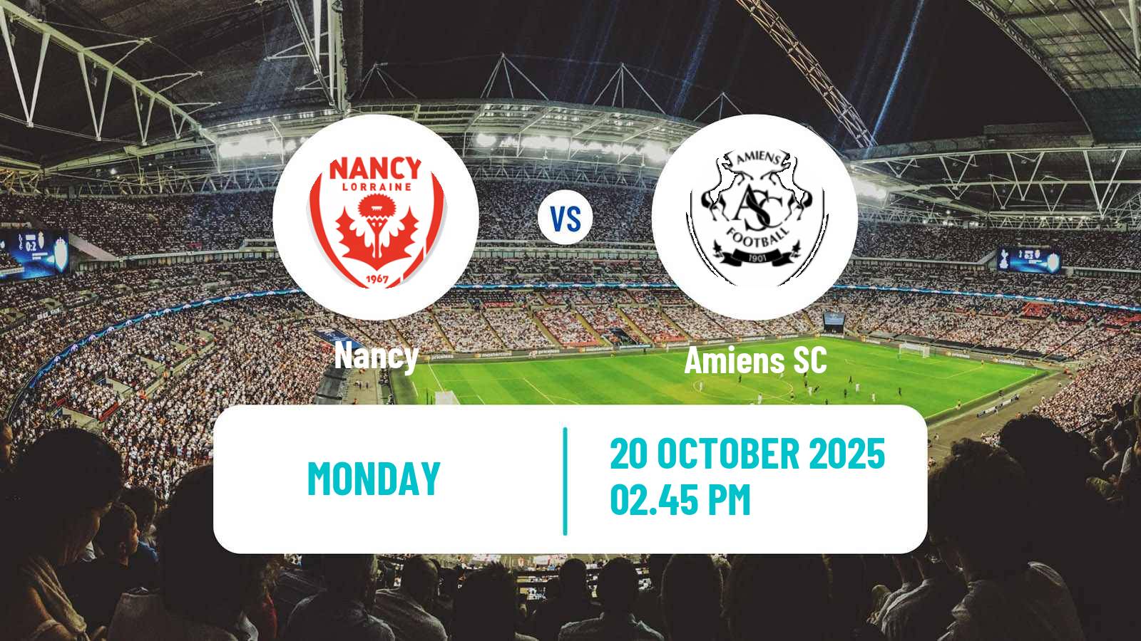 Soccer French Ligue 2 Nancy - Amiens