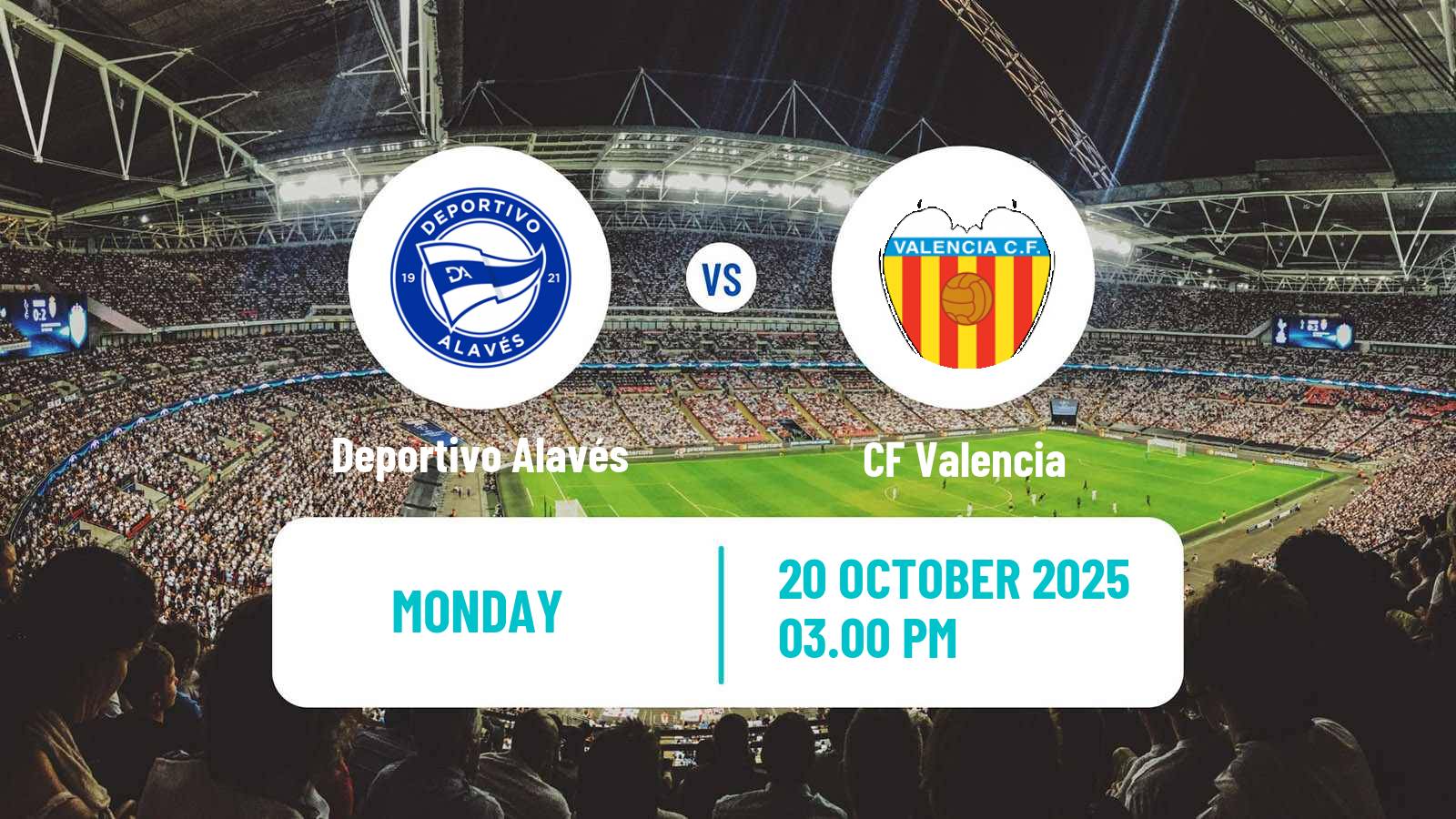 Soccer Spanish LaLiga Deportivo Alavés - Valencia
