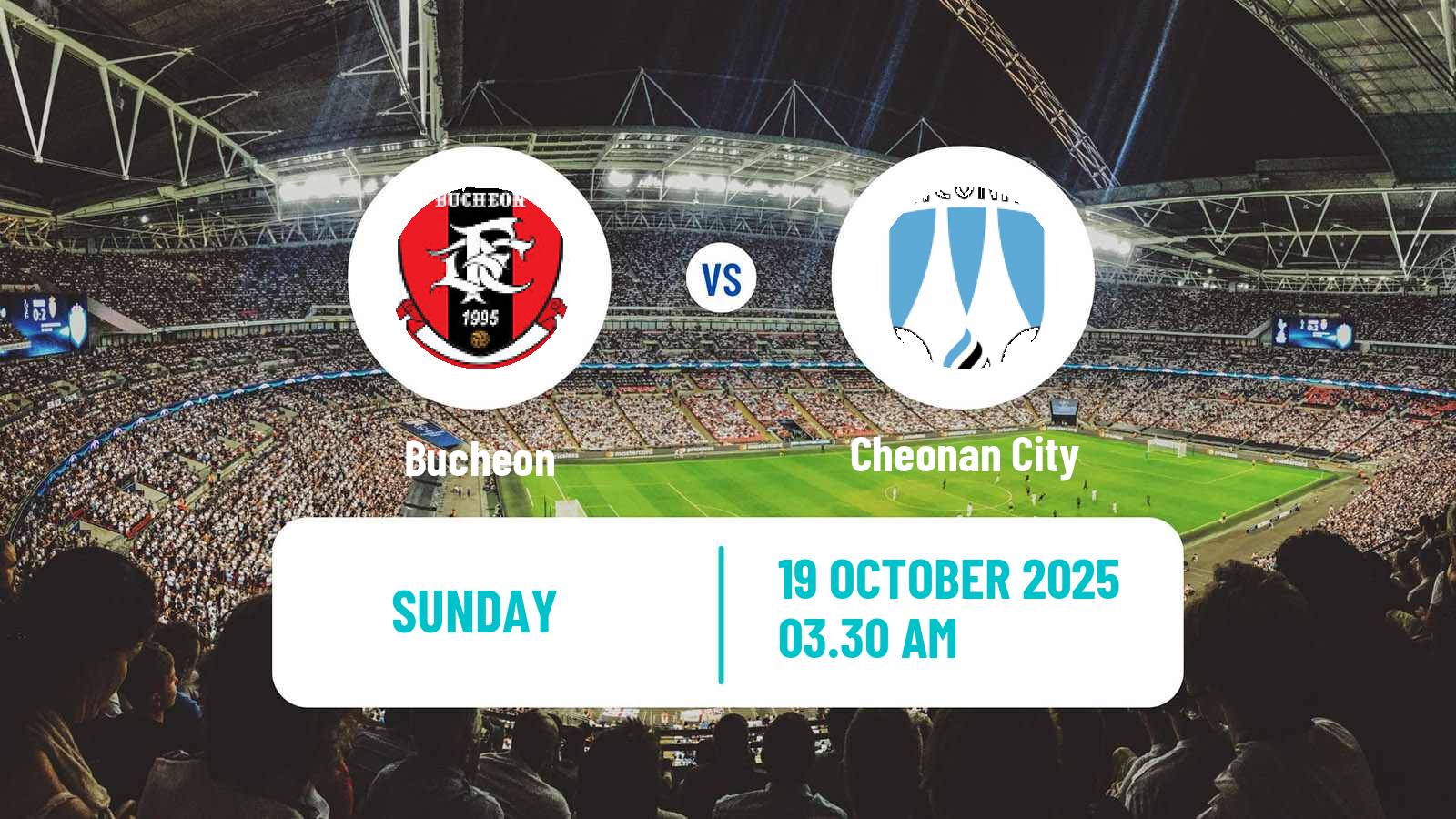 Soccer South Korean K-League 2 Bucheon - Cheonan City