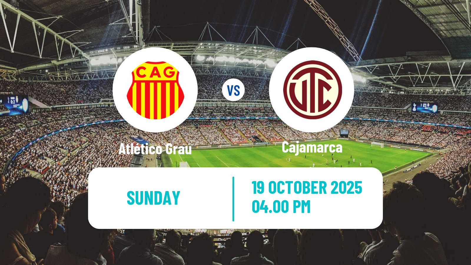 Soccer Peruvian Liga 1 Atlético Grau - Cajamarca