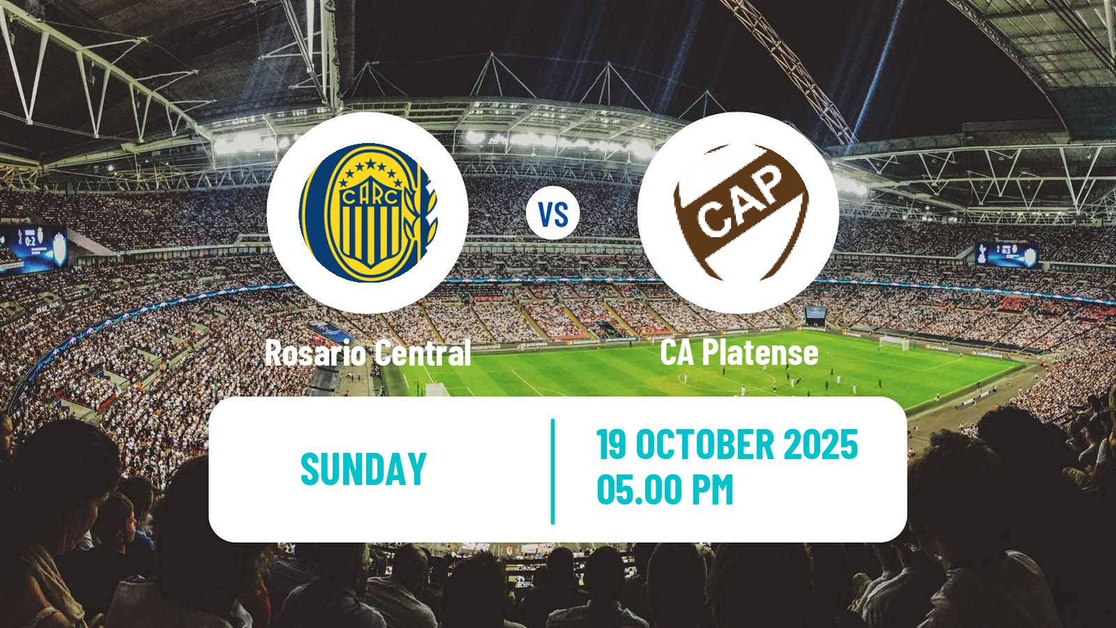 Soccer Argentinian Liga Profesional Rosario Central - Platense