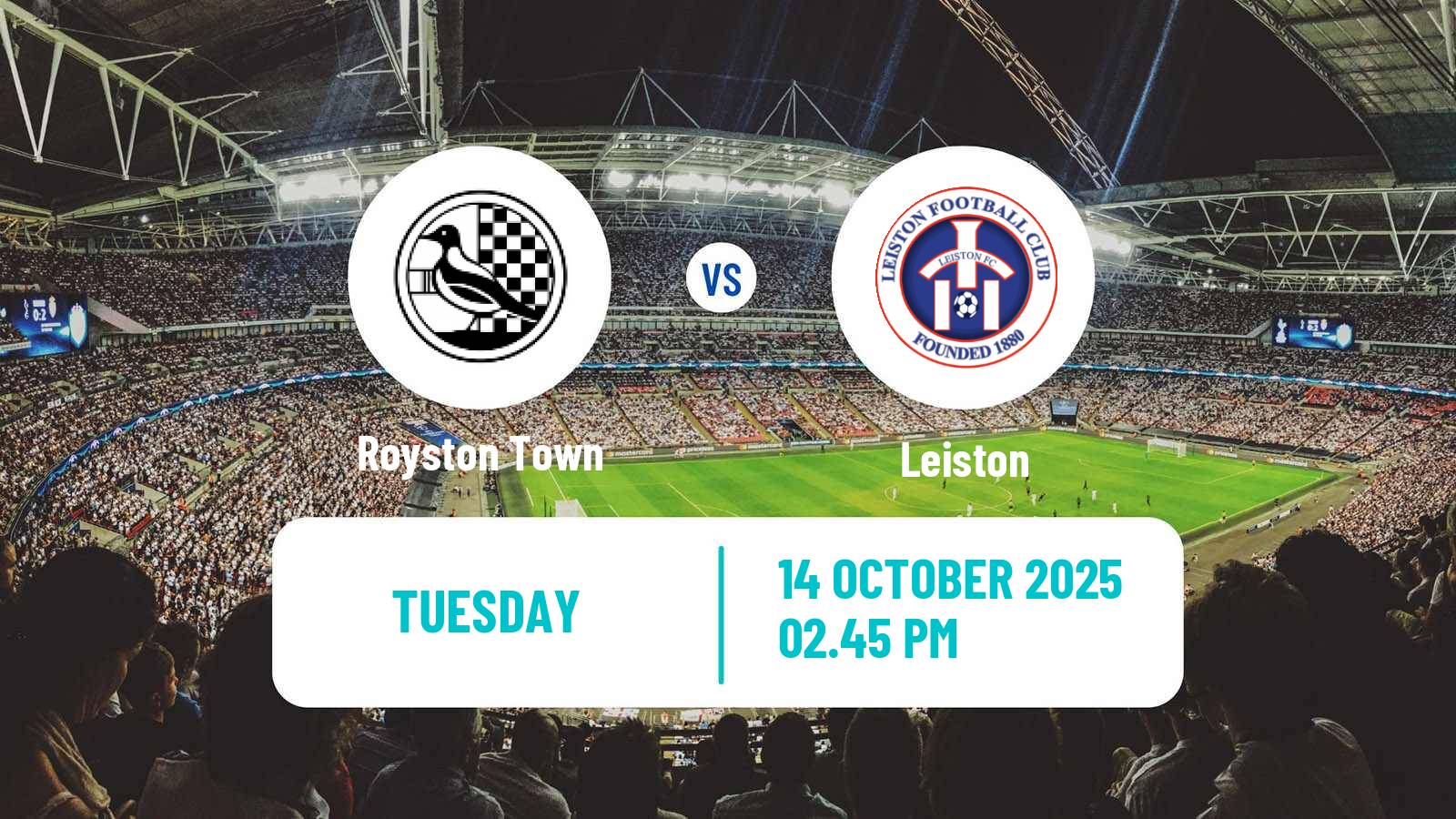 Soccer English Southern League Central Division Royston Town - Leiston