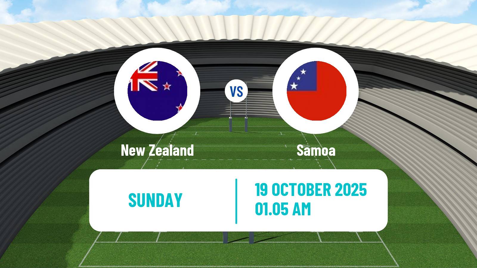 Rugby league  Pacific Championships Rugby League New Zealand - Samoa