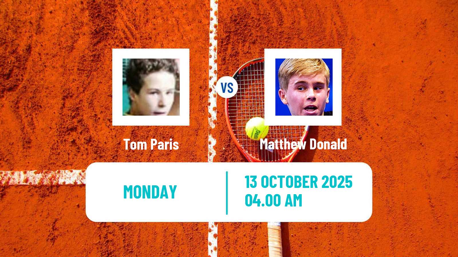 Tennis Olbia Challenger Men Tom Paris - Matthew Donald