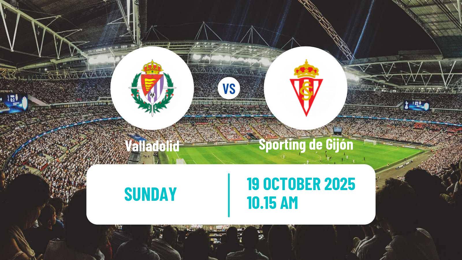 Soccer Spanish LaLiga2 Valladolid - Sporting de Gijón