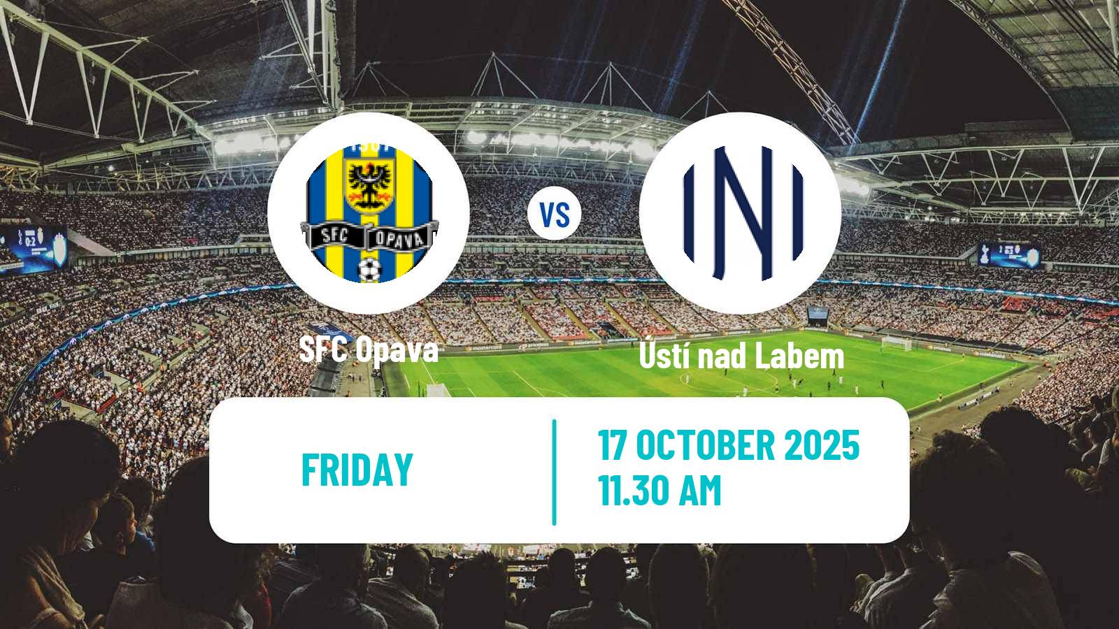Soccer Czech Division 2 Opava - Ústí nad Labem