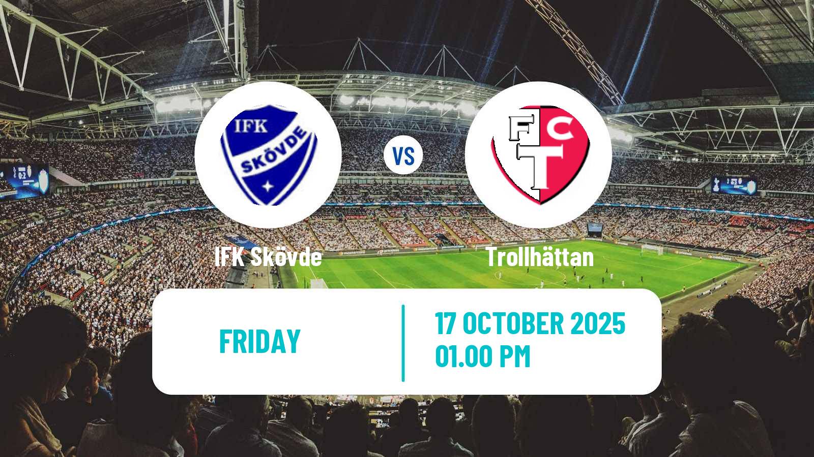 Soccer Swedish Division 1 Södra IFK Skövde - Trollhättan