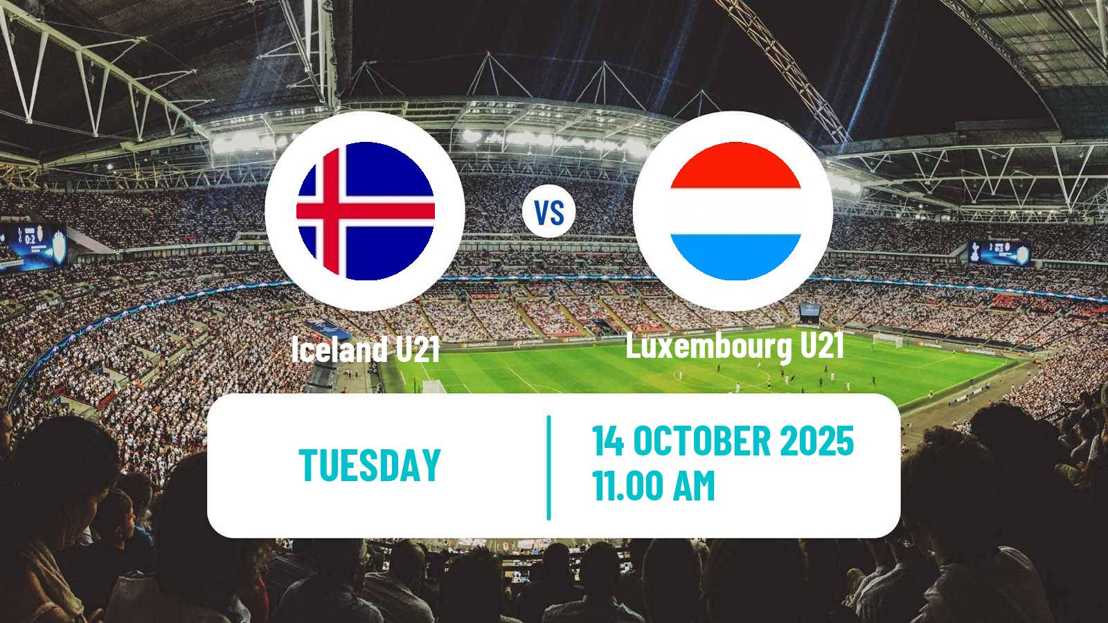 Soccer UEFA Euro U21 Iceland U21 - Luxembourg U21