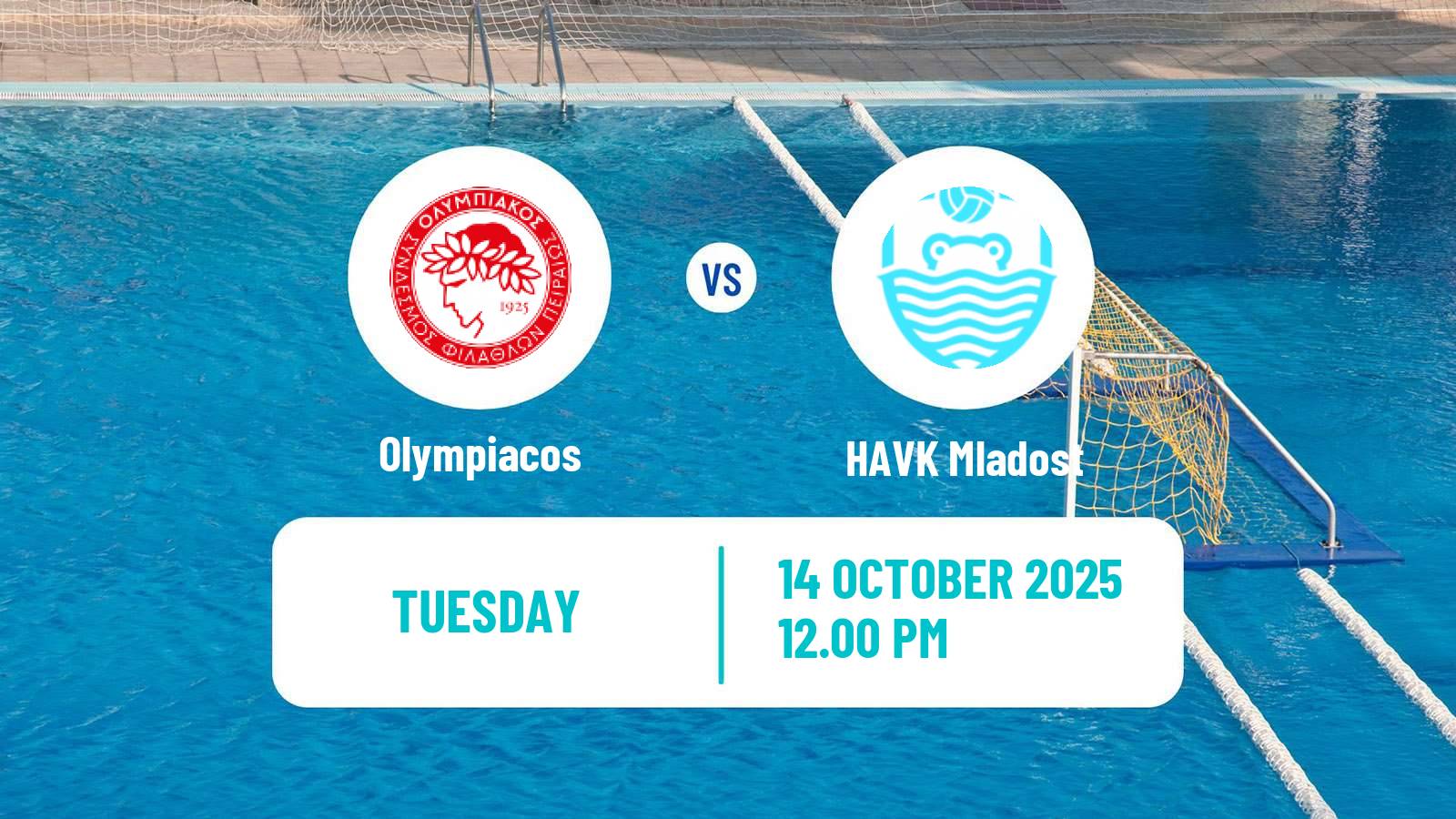 Water polo Champions League Water Polo Olympiacos - HAVK Mladost