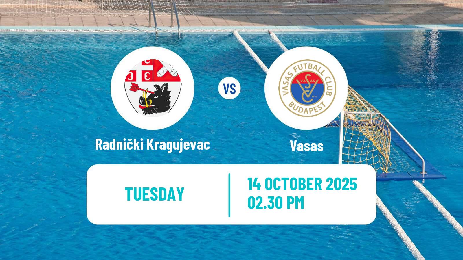 Water polo Champions League Water Polo Radnički Kragujevac - Vasas