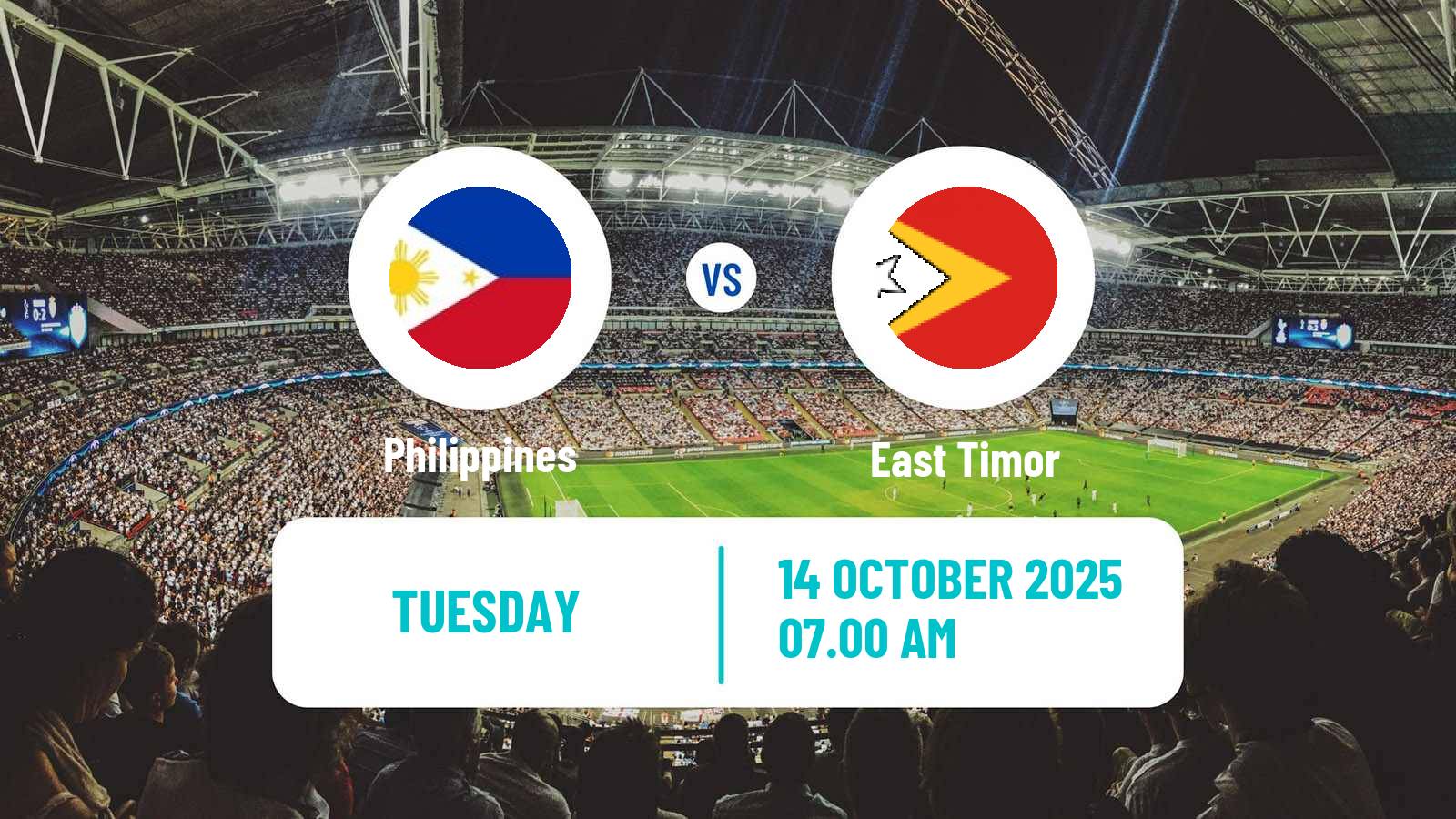 Soccer Asian Cup Philippines - East Timor