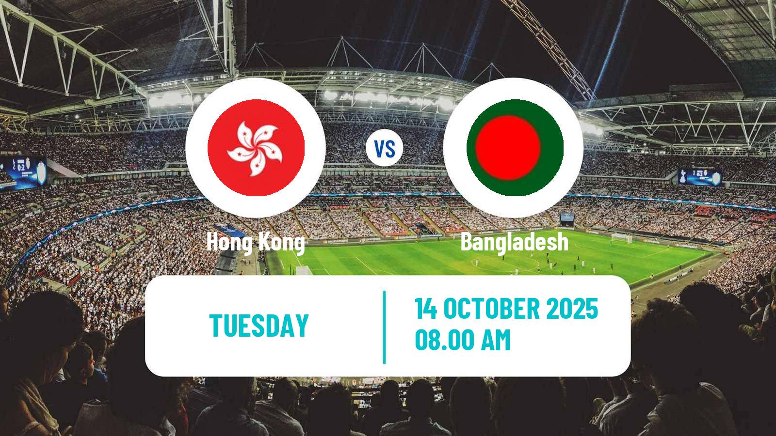 Soccer Asian Cup Hong Kong - Bangladesh