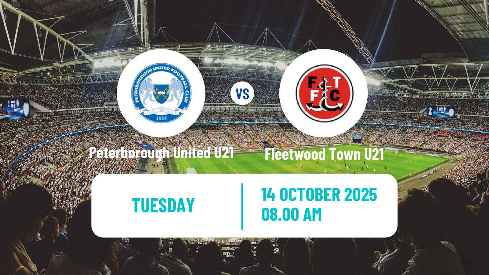 Soccer English Professional Development League Peterborough United U21 - Fleetwood Town U21