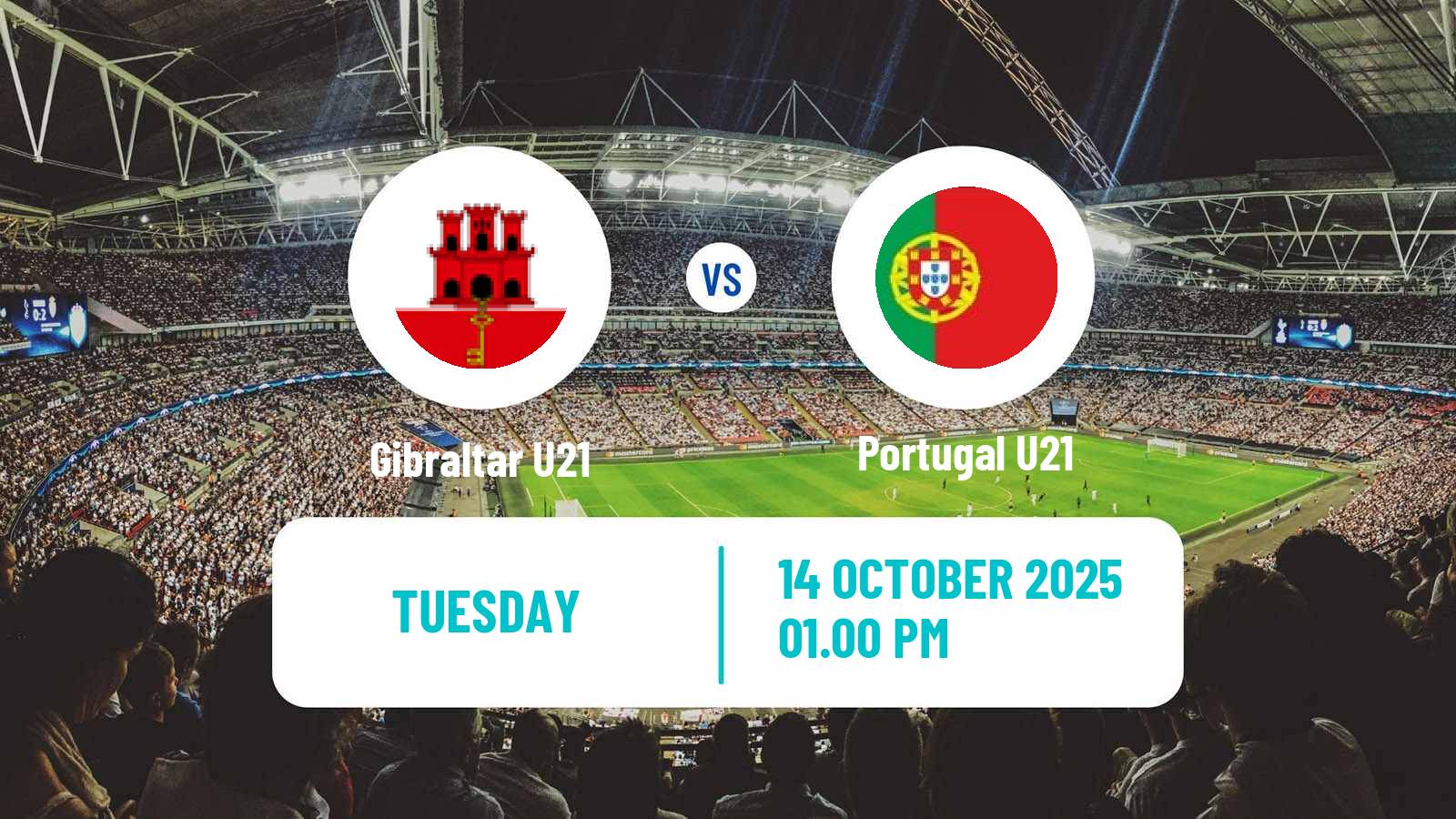 Soccer UEFA Euro U21 Gibraltar U21 - Portugal U21