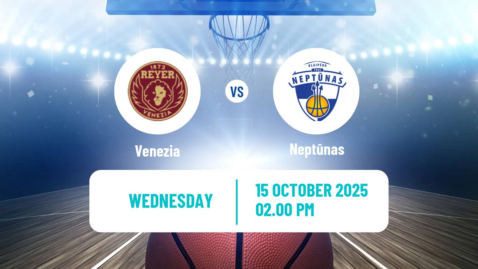 Basketball Eurocup Venezia - Neptūnas