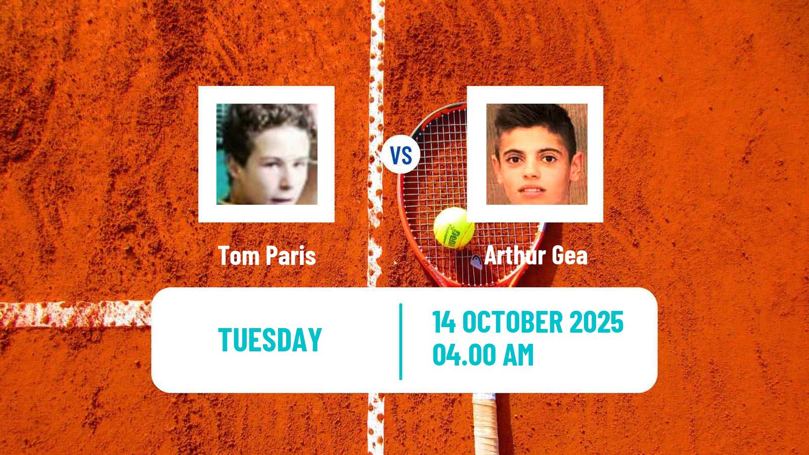 Tennis Olbia Challenger Men Tom Paris - Arthur Gea