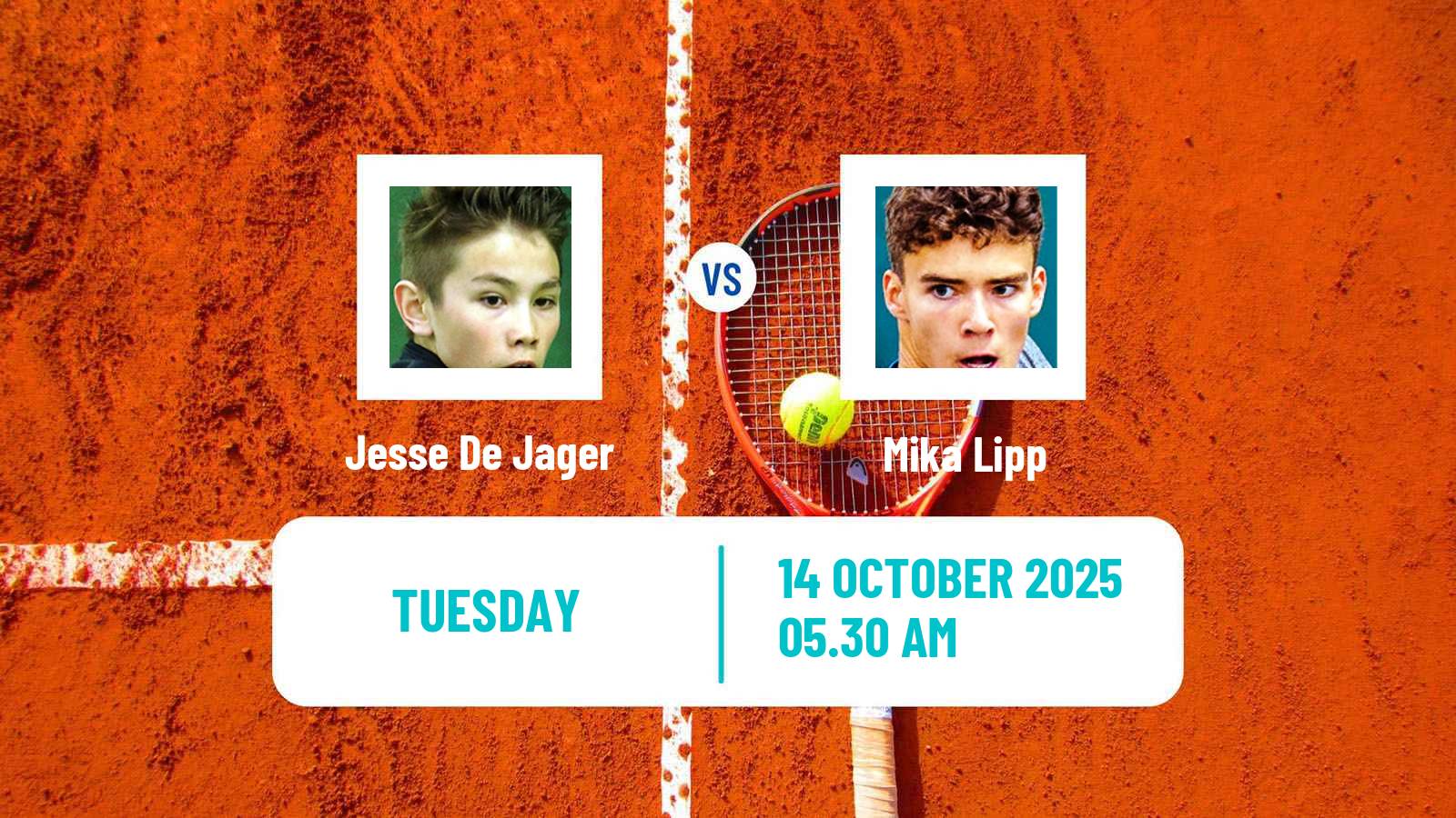 Tennis ITF M15 Offenbach Men Jesse De Jager - Mika Lipp