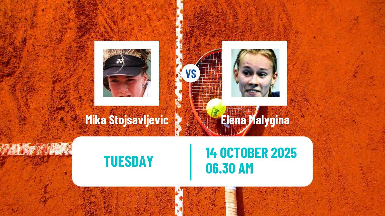 Tennis ITF W35 Birmingham Women Mika Stojsavljevic - Elena Malygina