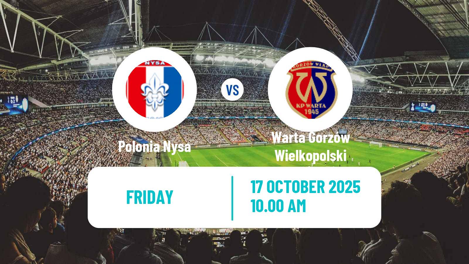 Soccer Polish Division 3 - Group III Polonia Nysa - Warta Gorzów Wielkopolski