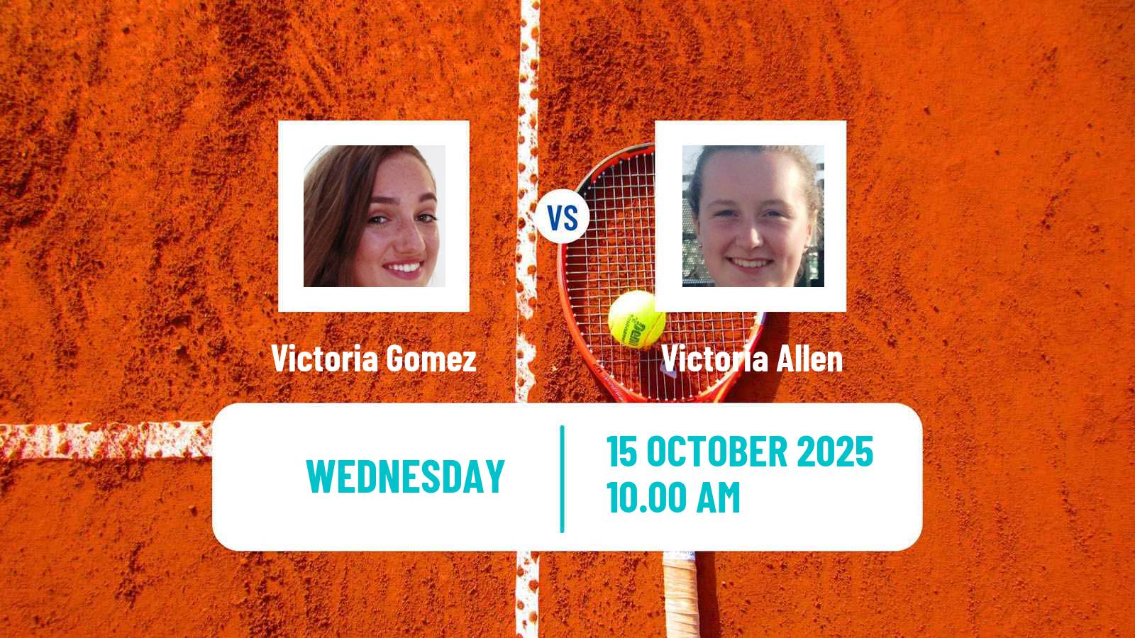 Tennis ITF W35 Quebec City Women Victoria Gomez - Victoria Allen