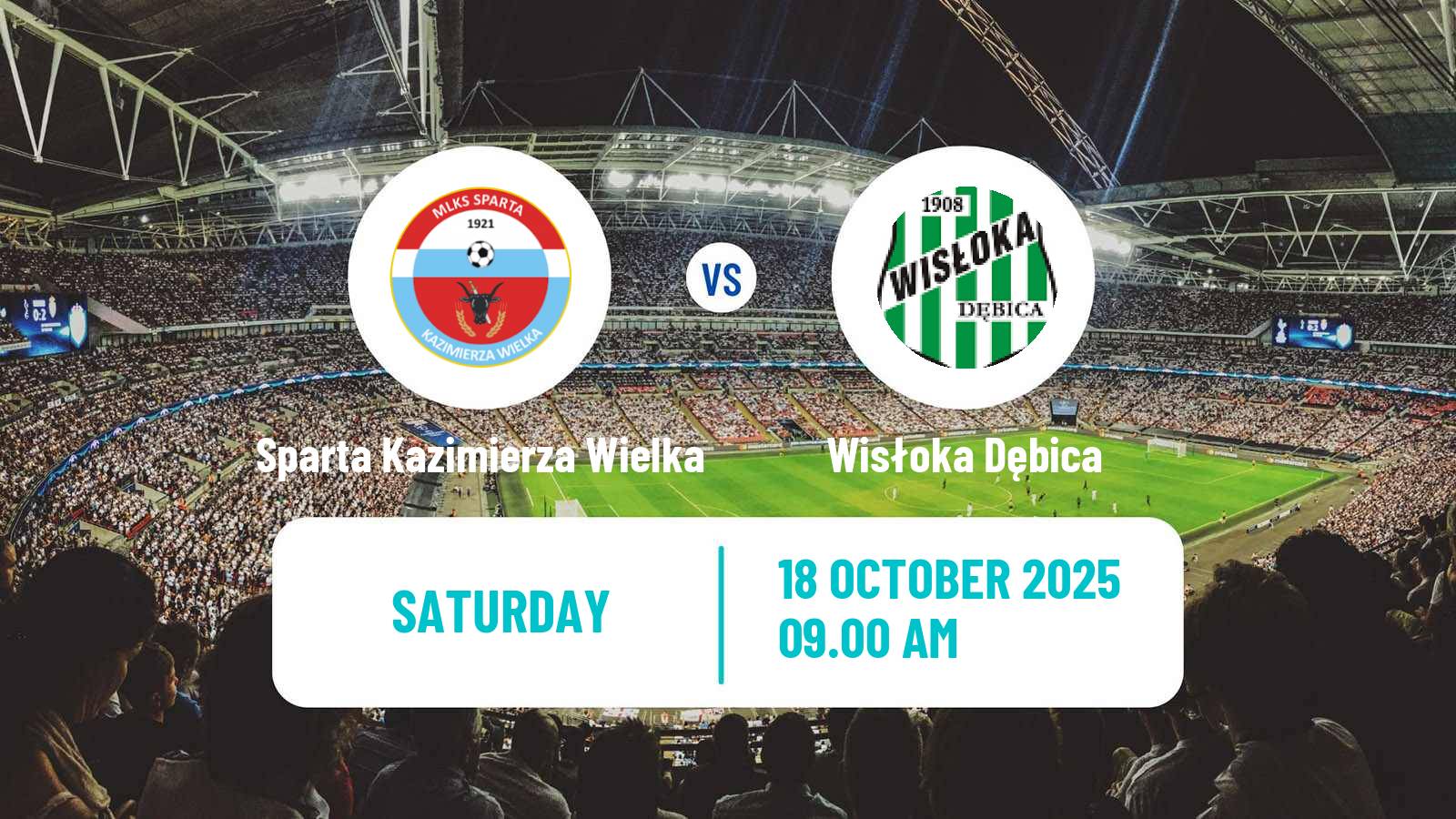 Soccer Polish Division 3 - Group IV Sparta Kazimierza Wielka - Wisłoka Dębica