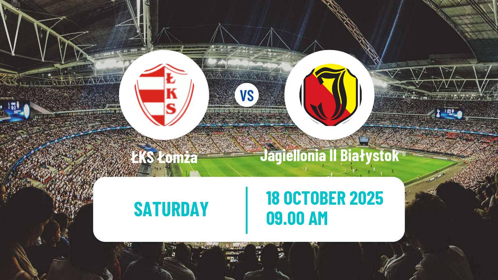 Soccer Polish Division 3 - Group I ŁKS Łomża - Jagiellonia II Białystok