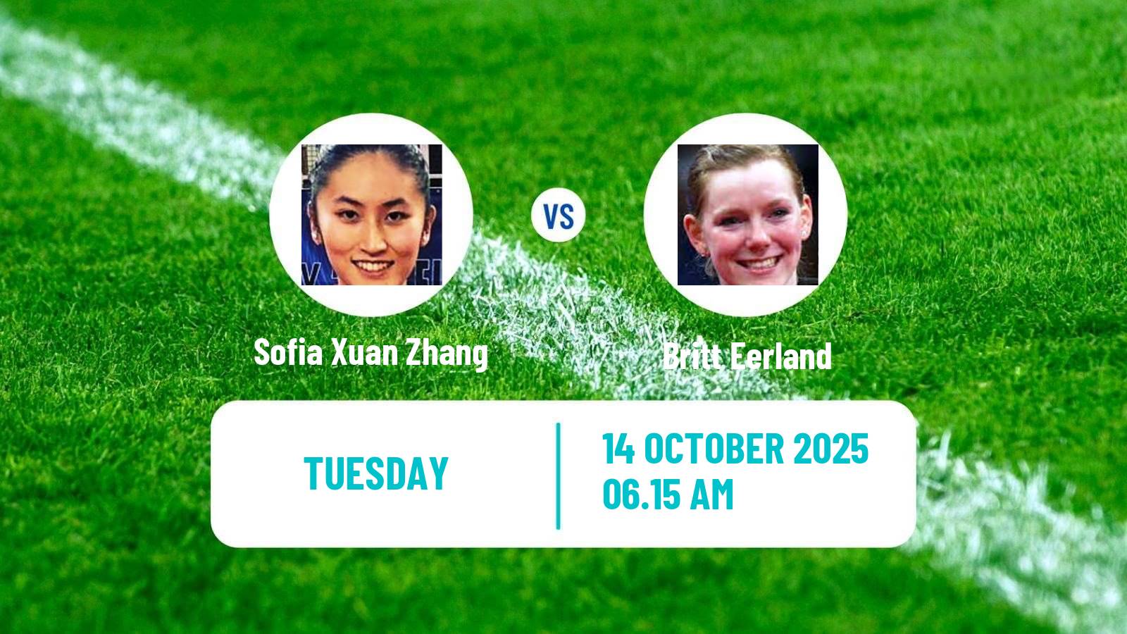 Table tennis European Championships Teams Women Sofia Xuan Zhang - Britt Eerland
