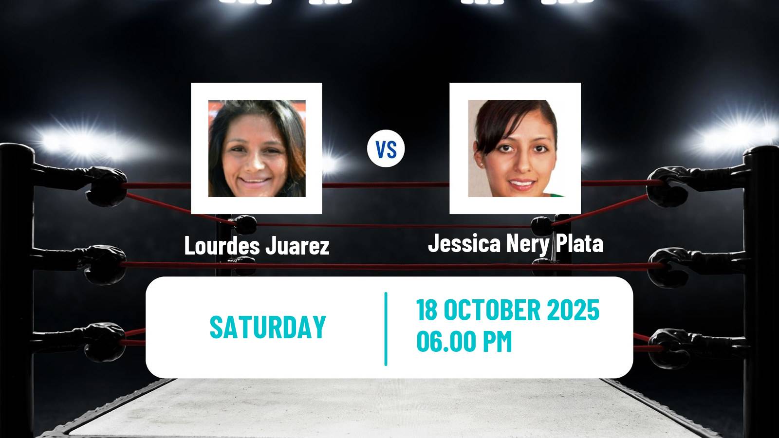 Boxing Light Flyweight WBC Title Women Lourdes Juarez - Jessica Nery Plata