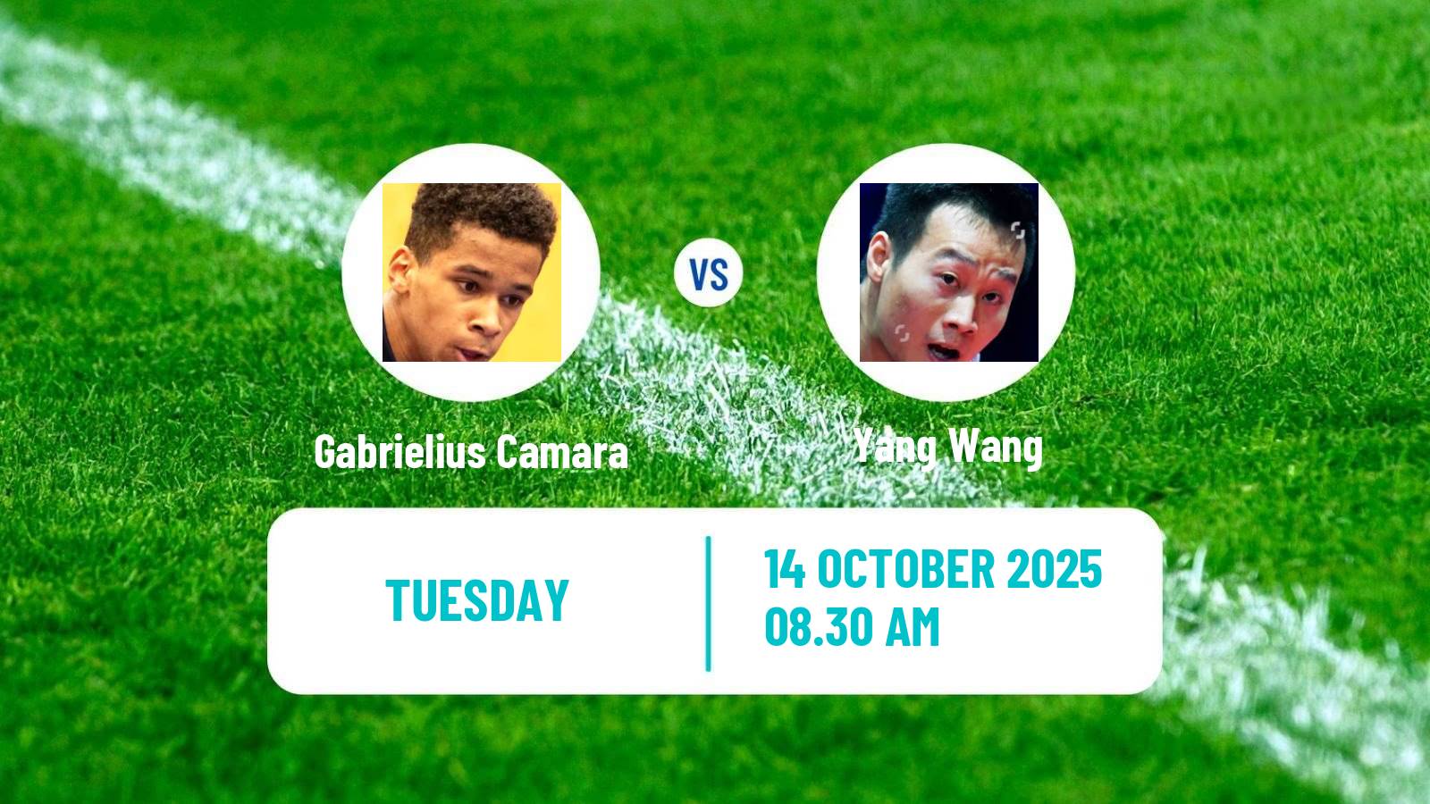 Table tennis European Championships Teams Men Gabrielius Camara - Yang Wang