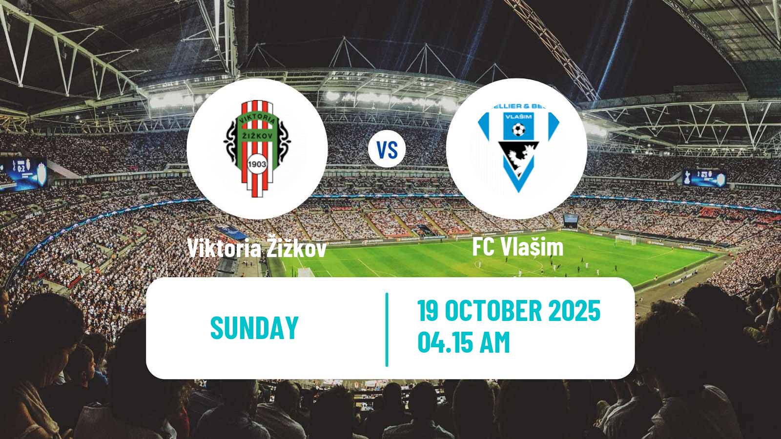 Soccer Czech Division 2 Viktoria Žižkov - Vlašim