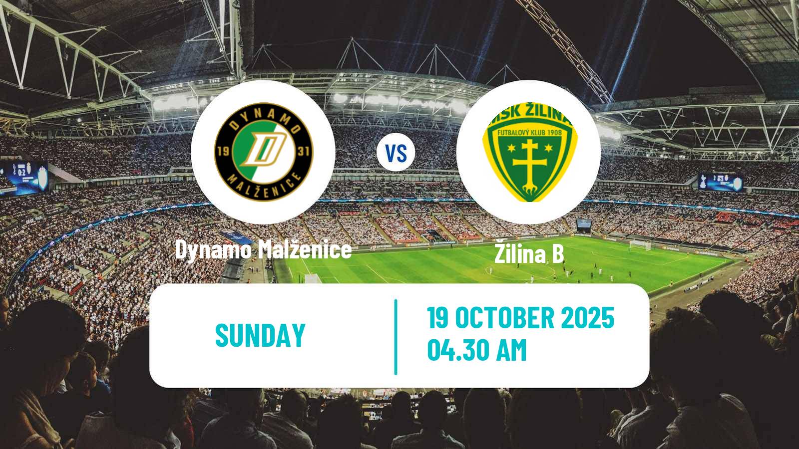 Soccer Slovak 2 Liga Dynamo Malženice - Žilina B