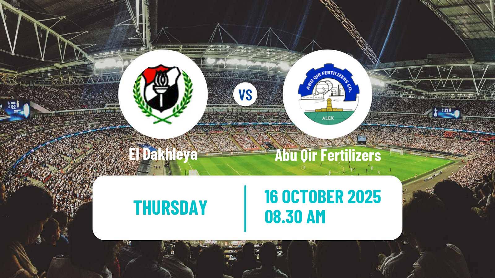American football Egyptian Division 2 A El Dakhleya - Abu Qir Fertilizers