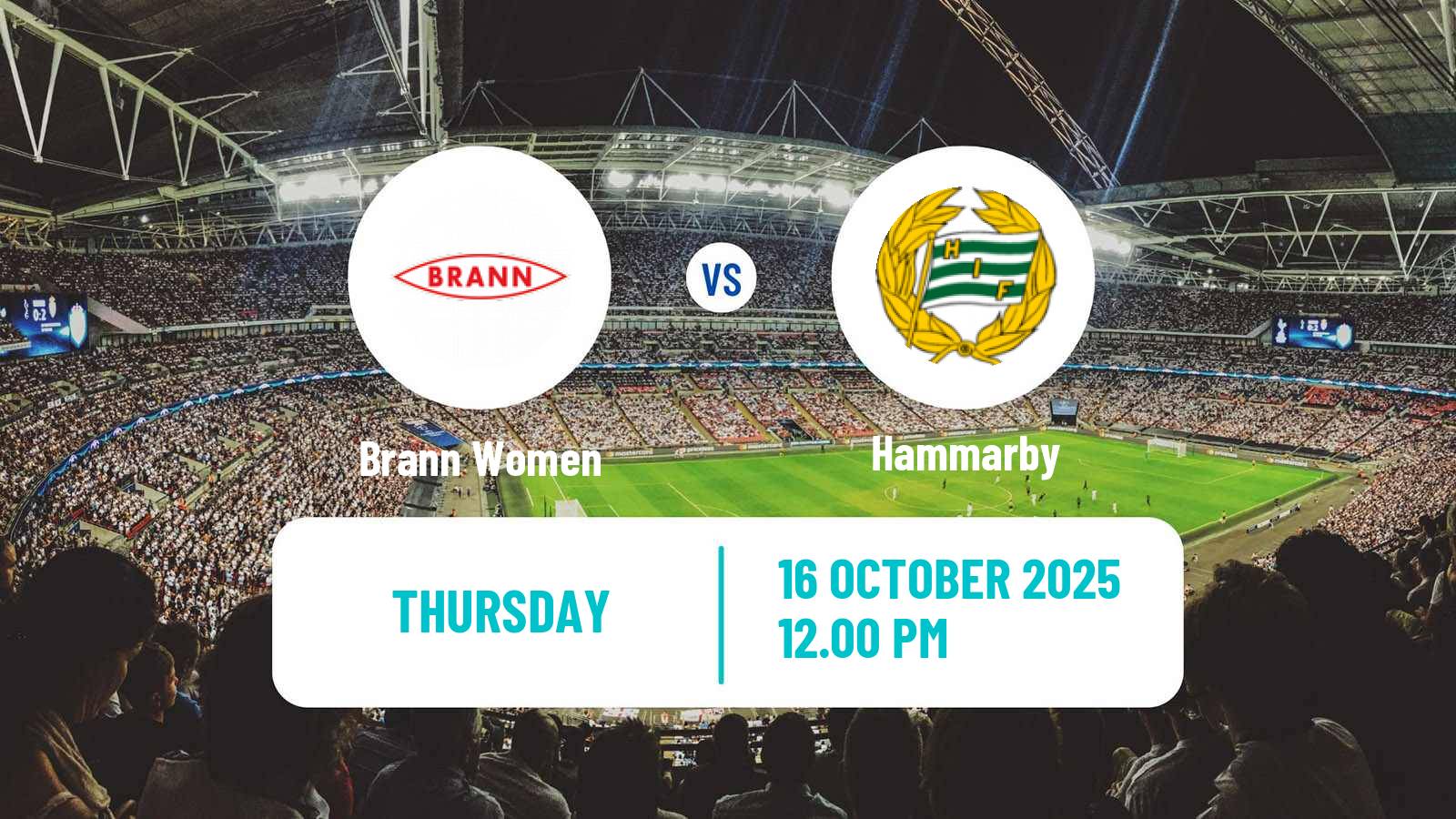 Soccer UEFA Europa Cup Women Brann - Hammarby