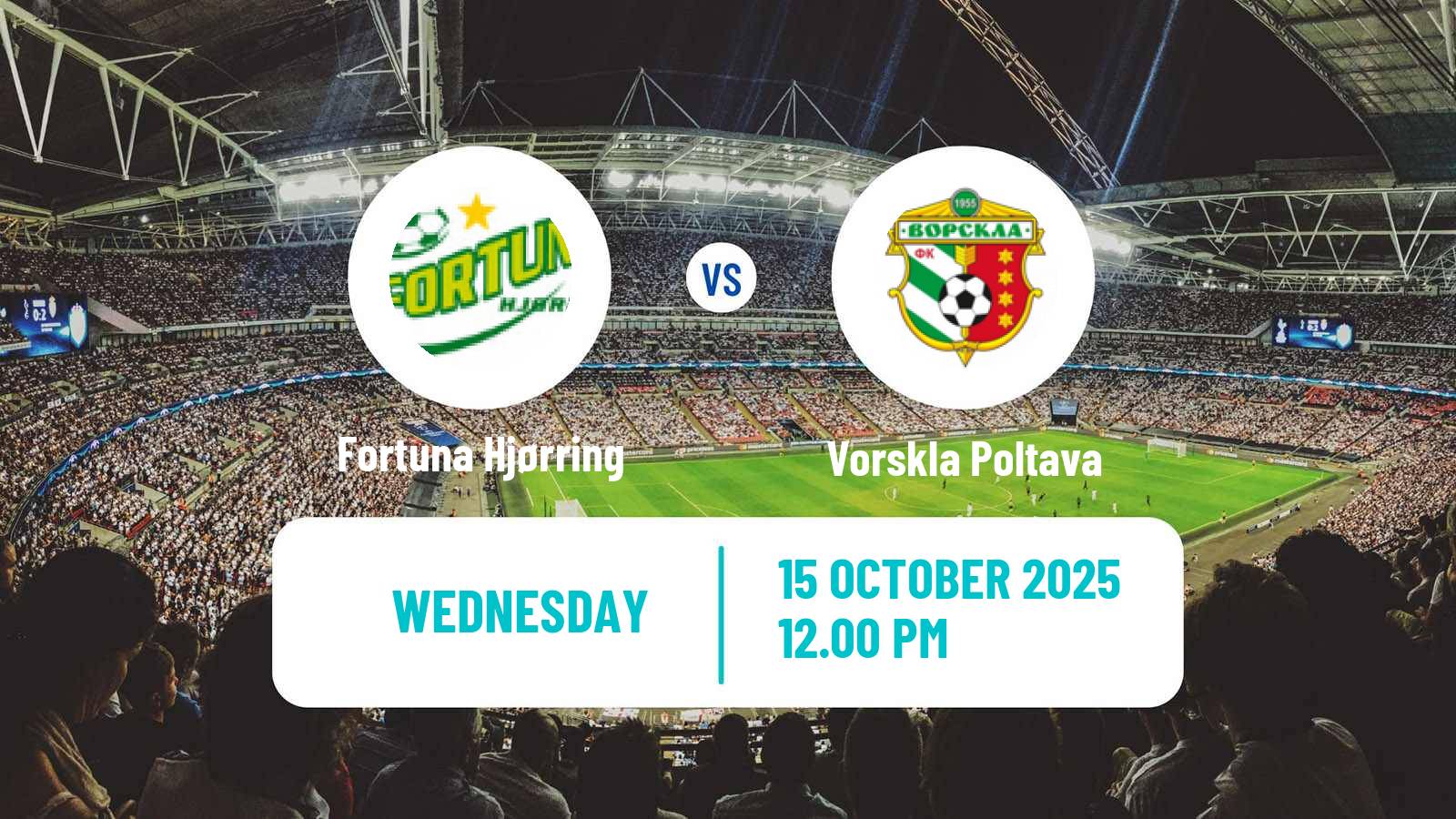 Soccer UEFA Europa Cup Women Fortuna Hjørring - Vorskla Poltava