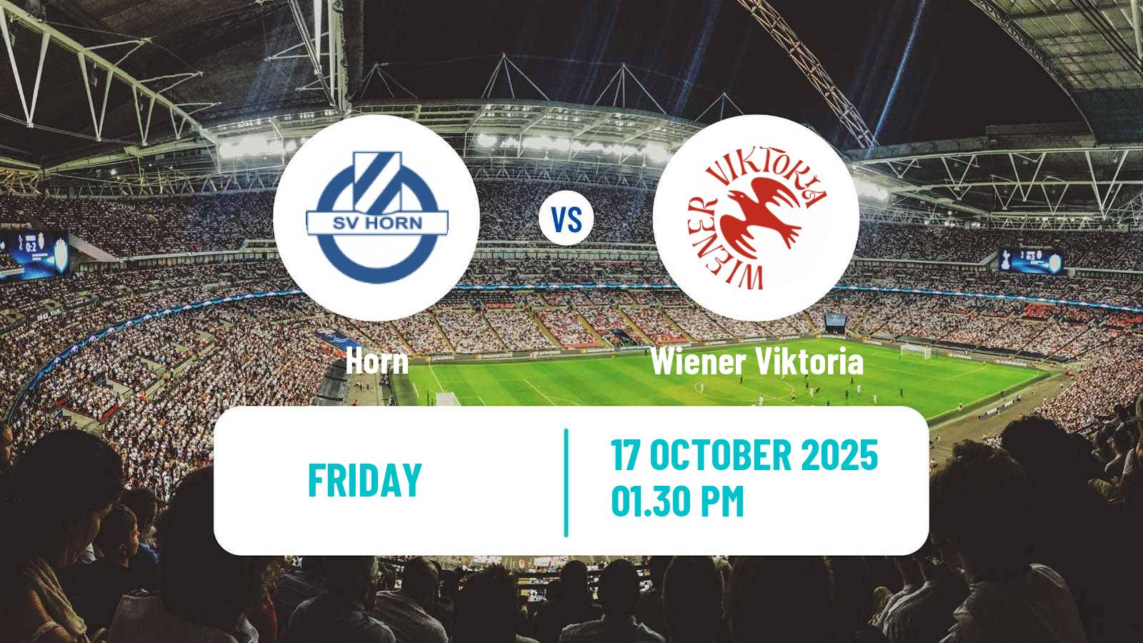 Soccer Austrian Regionalliga East Horn - Wiener Viktoria