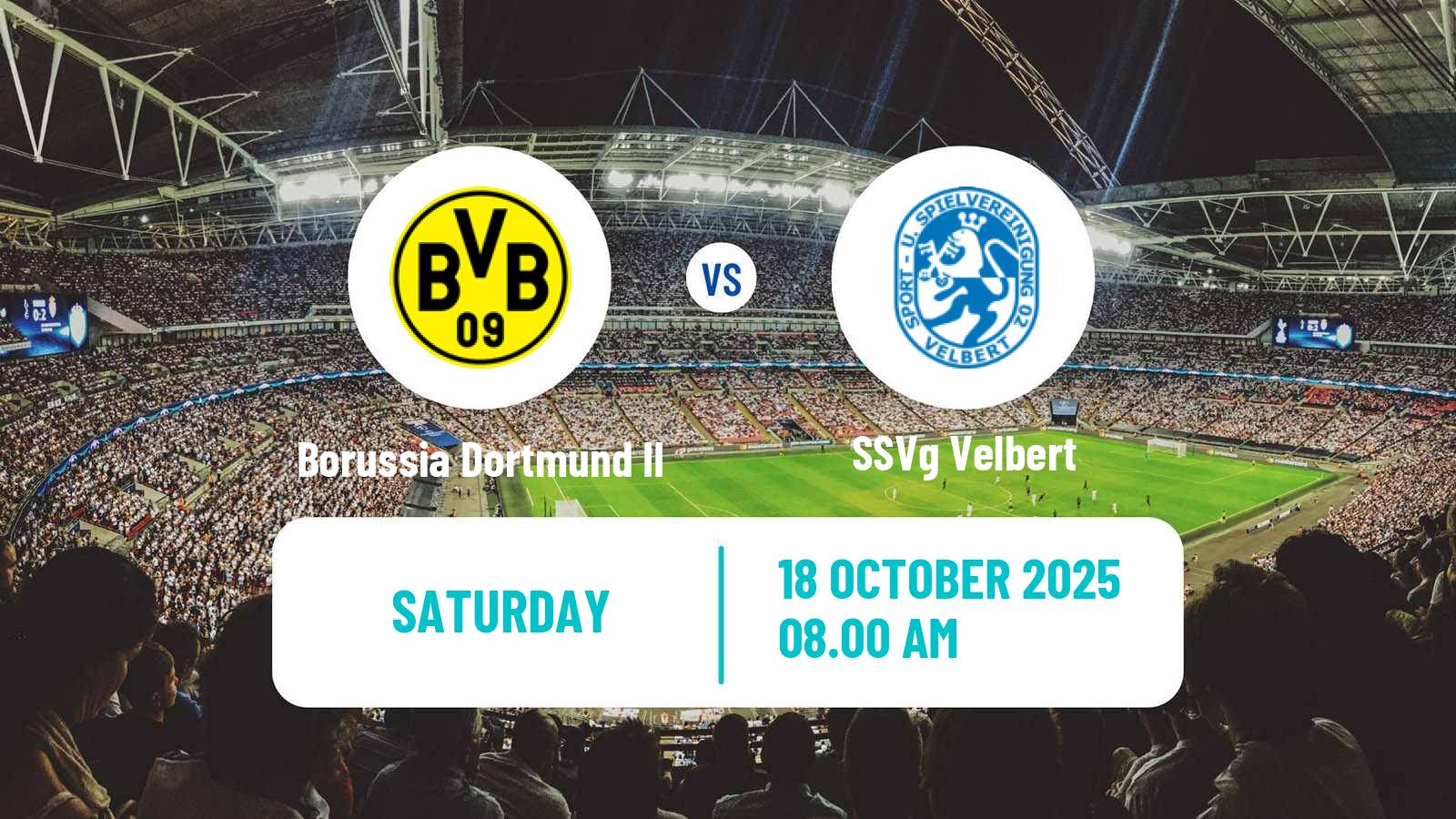 Soccer German Regionalliga West Borussia Dortmund II - Velbert