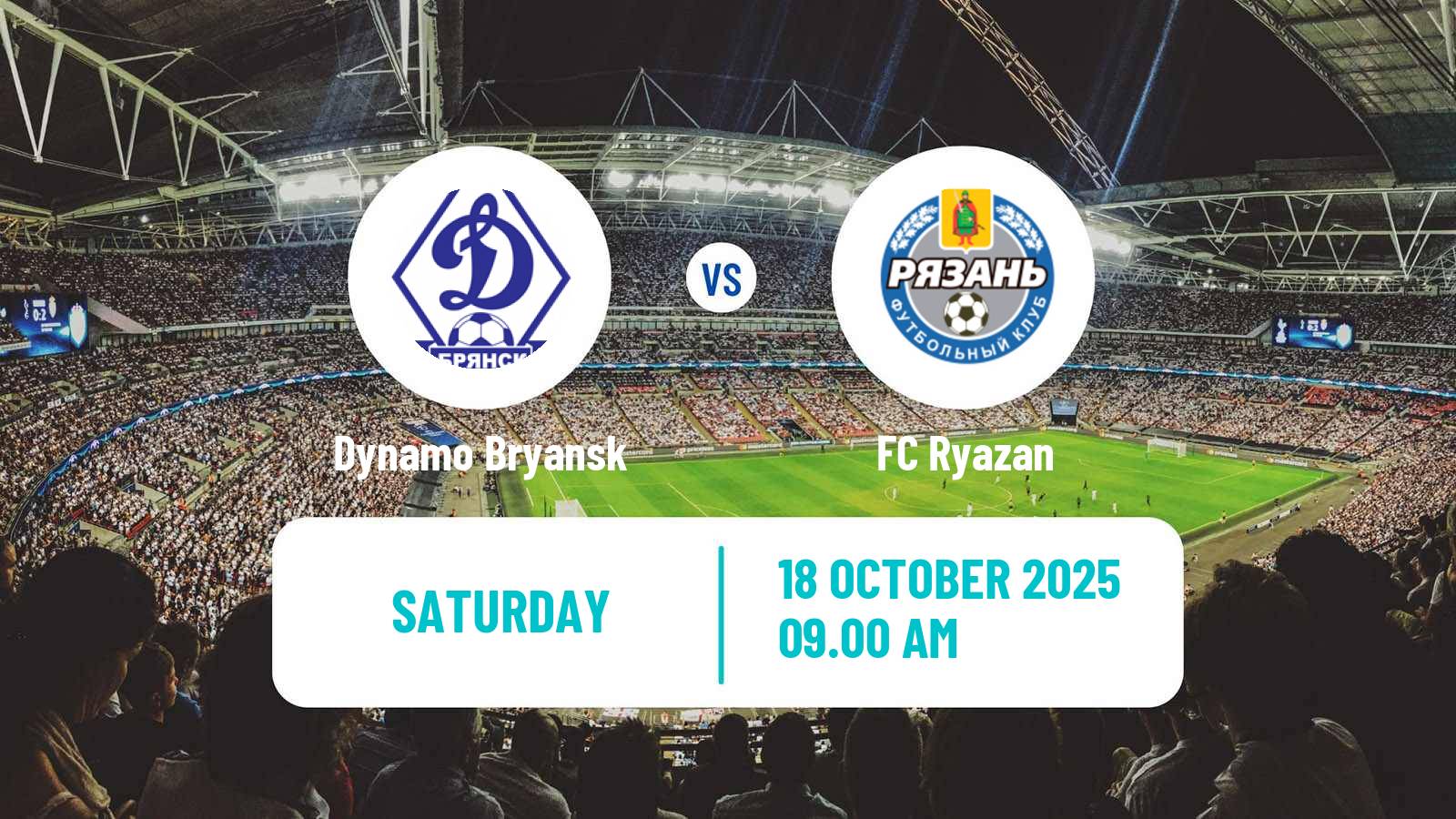 Soccer FNL 2 Division B Group 3 Dynamo Bryansk - Ryazan