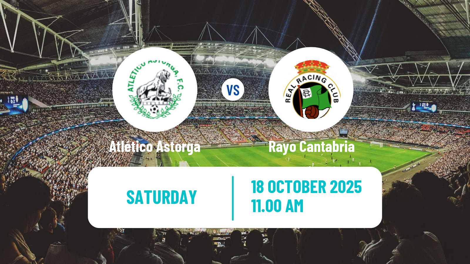Soccer Spanish Segunda RFEF - Group 1 Atlético Astorga - Rayo Cantabria