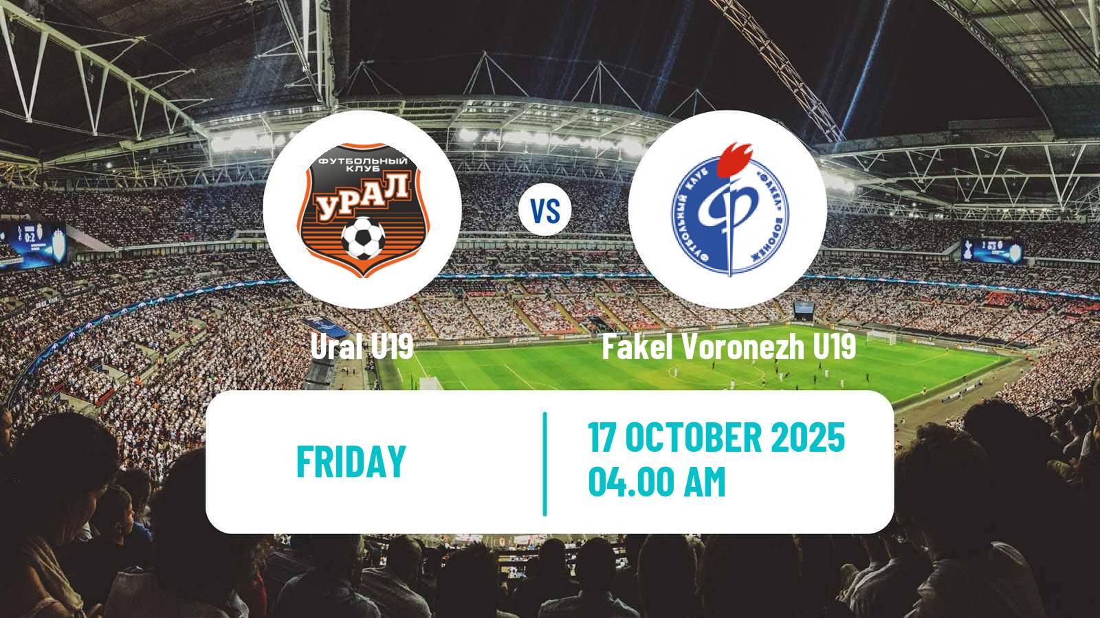 Soccer Russian Youth League Ural U19 - Fakel Voronezh U19