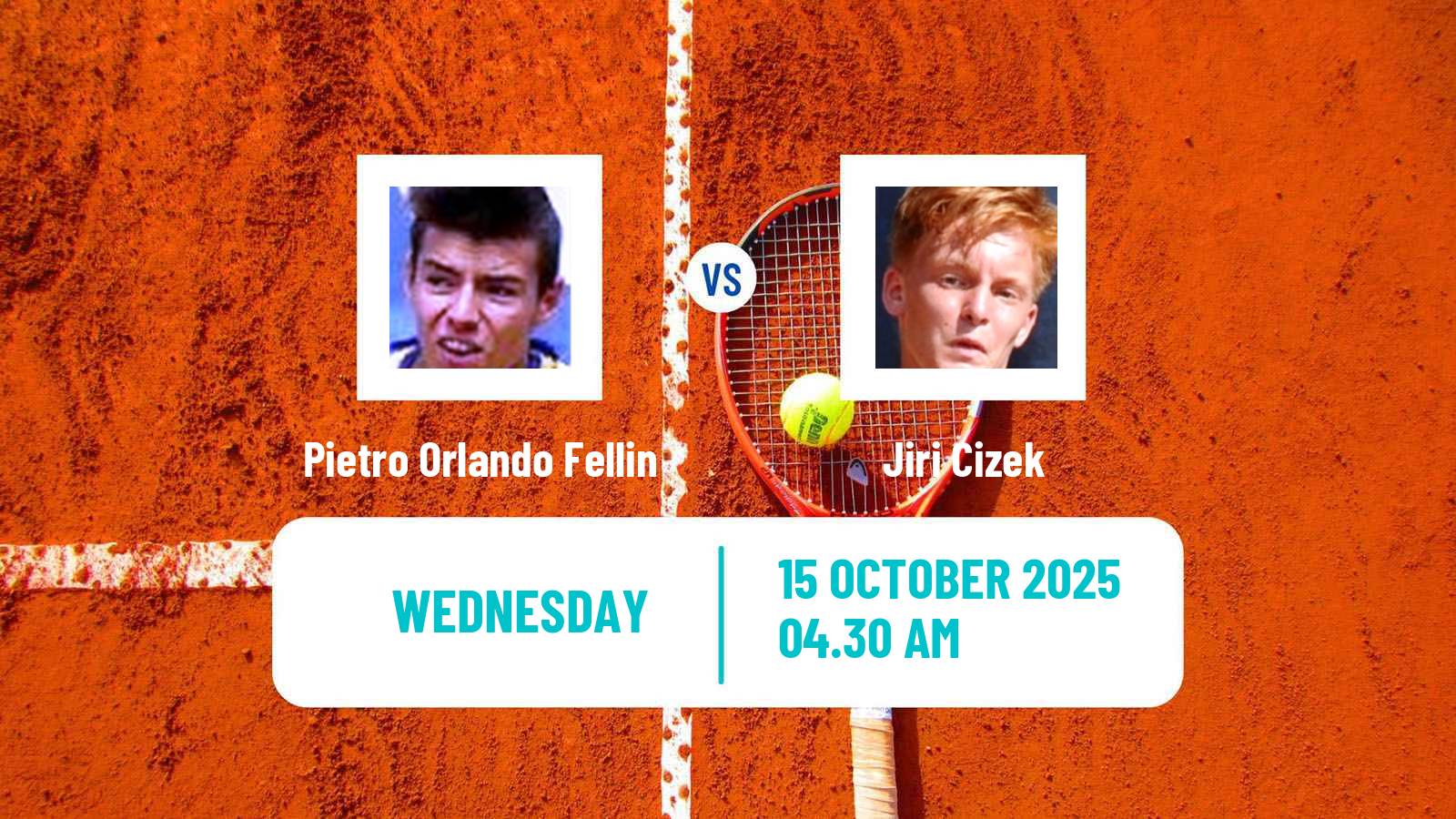 Tennis ITF M15 Heraklion 10 Men Pietro Orlando Fellin - Jiri Cizek