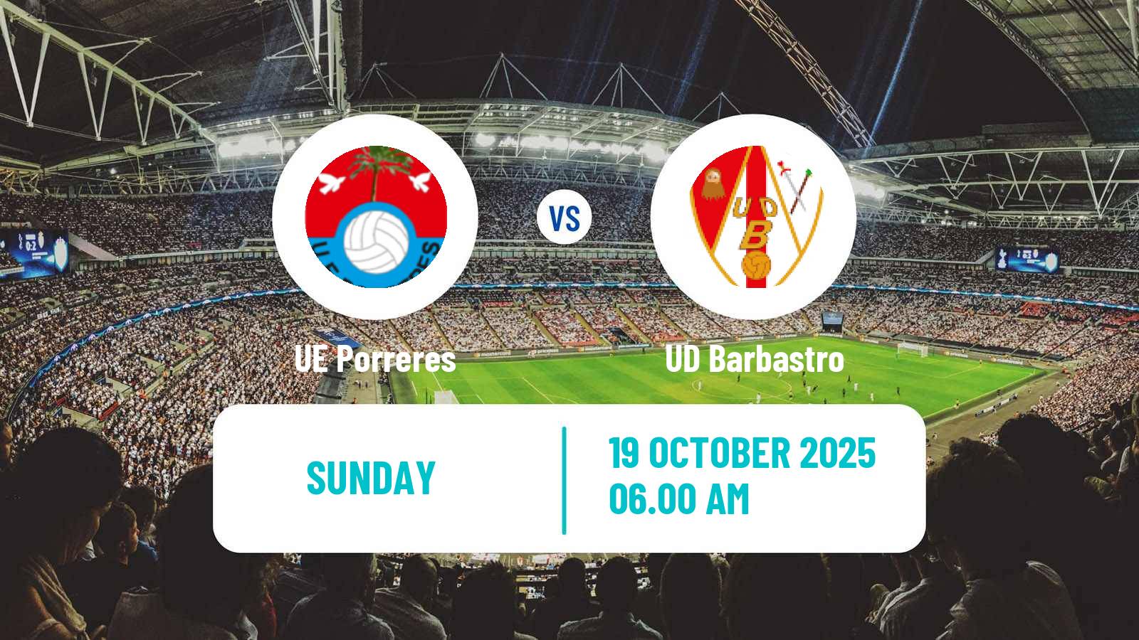 Soccer Spanish Segunda RFEF - Group 3 Porreres - Barbastro