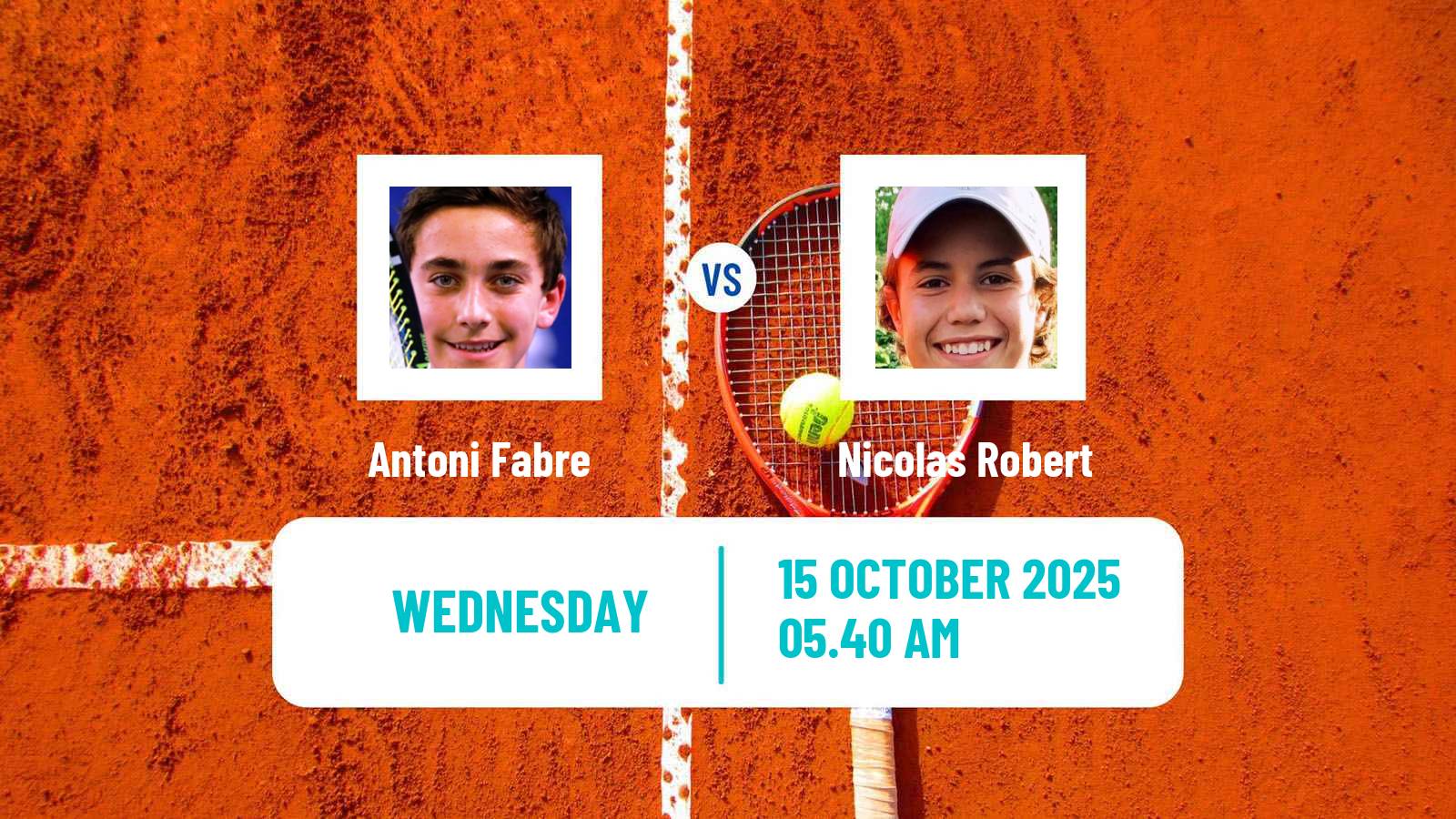 Tennis ITF M25 Monastir 8 Men Antoni Fabre - Nicolas Robert