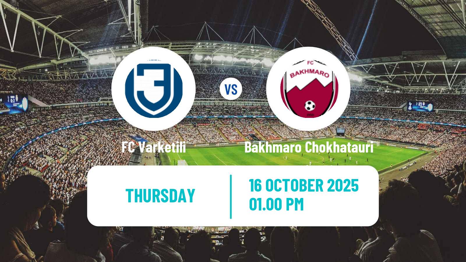 Soccer Georgian Liga 3 Varketili - Bakhmaro Chokhatauri