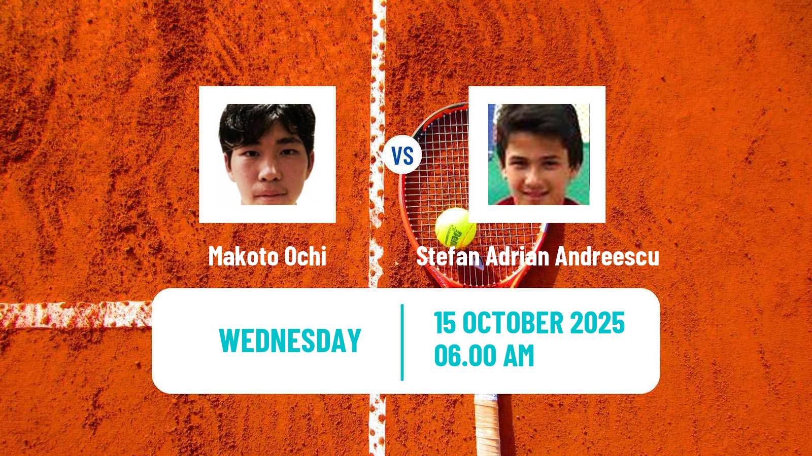 Tennis ITF M15 Heraklion 10 Men Makoto Ochi - Stefan Adrian Andreescu