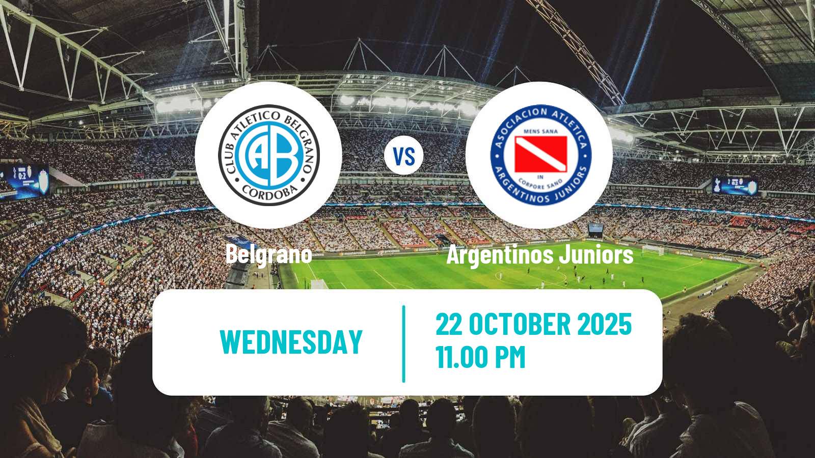 Soccer Copa Argentina Belgrano - Argentinos Juniors
