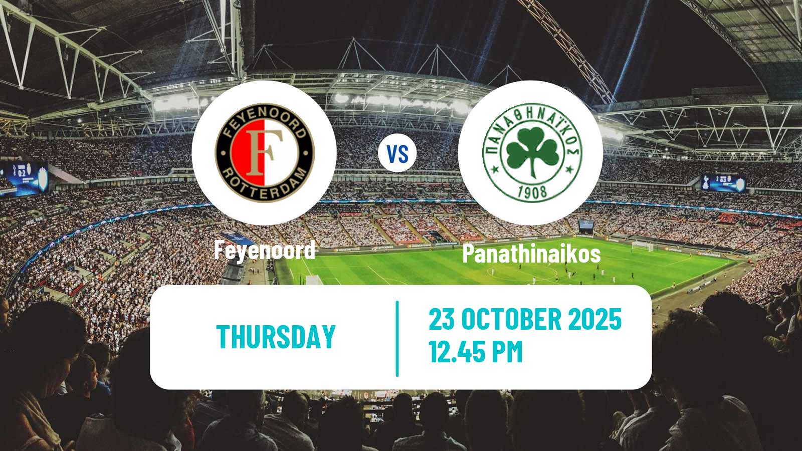 Soccer UEFA Europa League Feyenoord - Panathinaikos