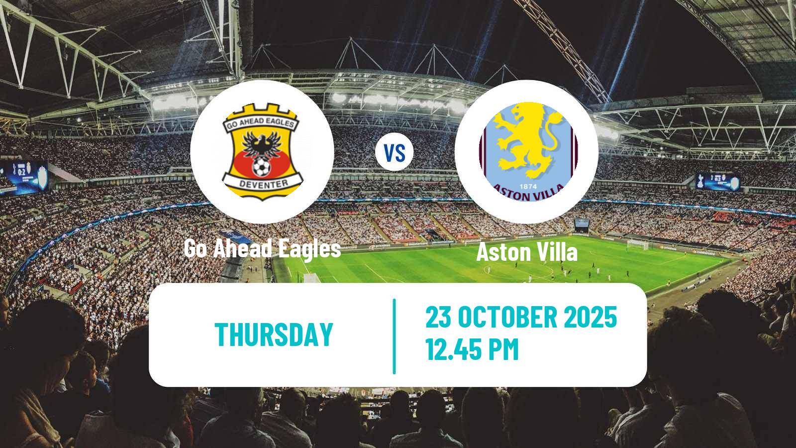Soccer UEFA Europa League Go Ahead Eagles - Aston Villa