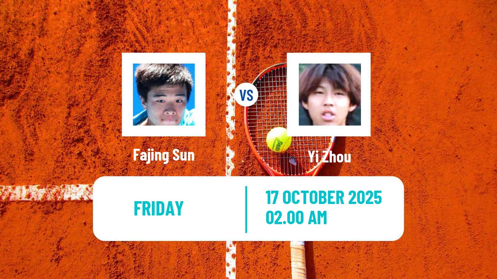 Tennis Shenzhen 4 Challenger Men Fajing Sun - Yi Zhou